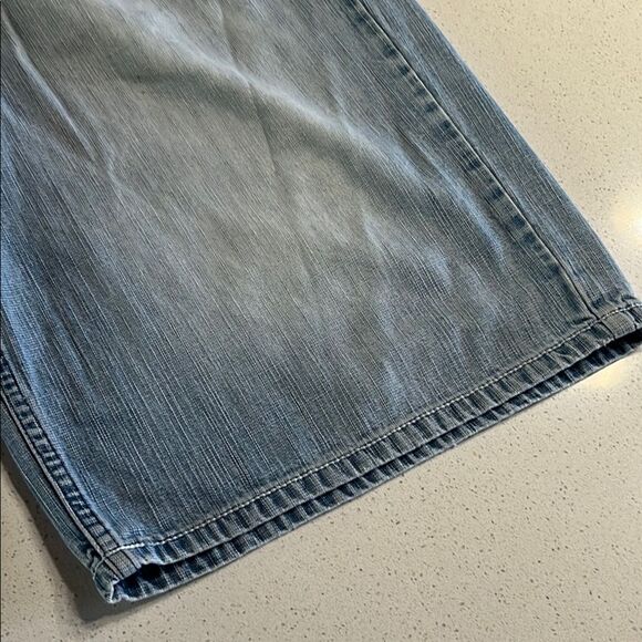 Enyce Vintage Blue Jean Shorts Relaxed Fit Waist 36-40 - Picture 4 of 10